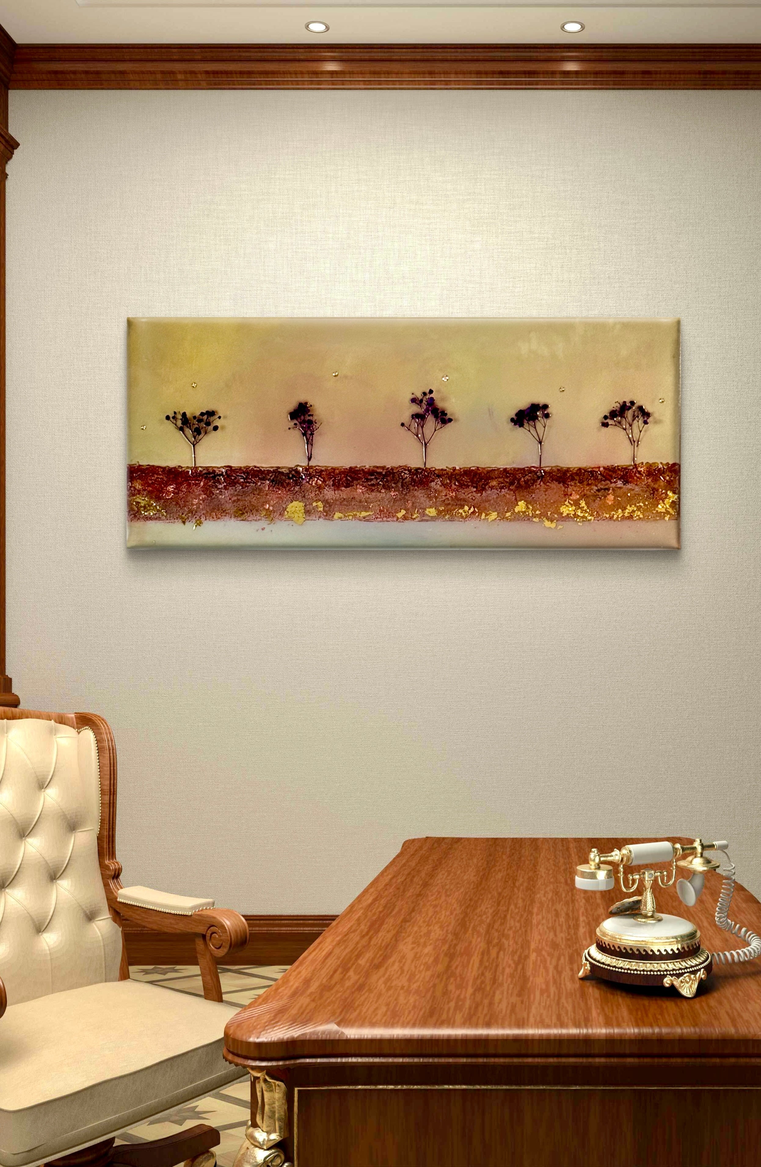 Golden Meadow Serenity Nic Art Studio