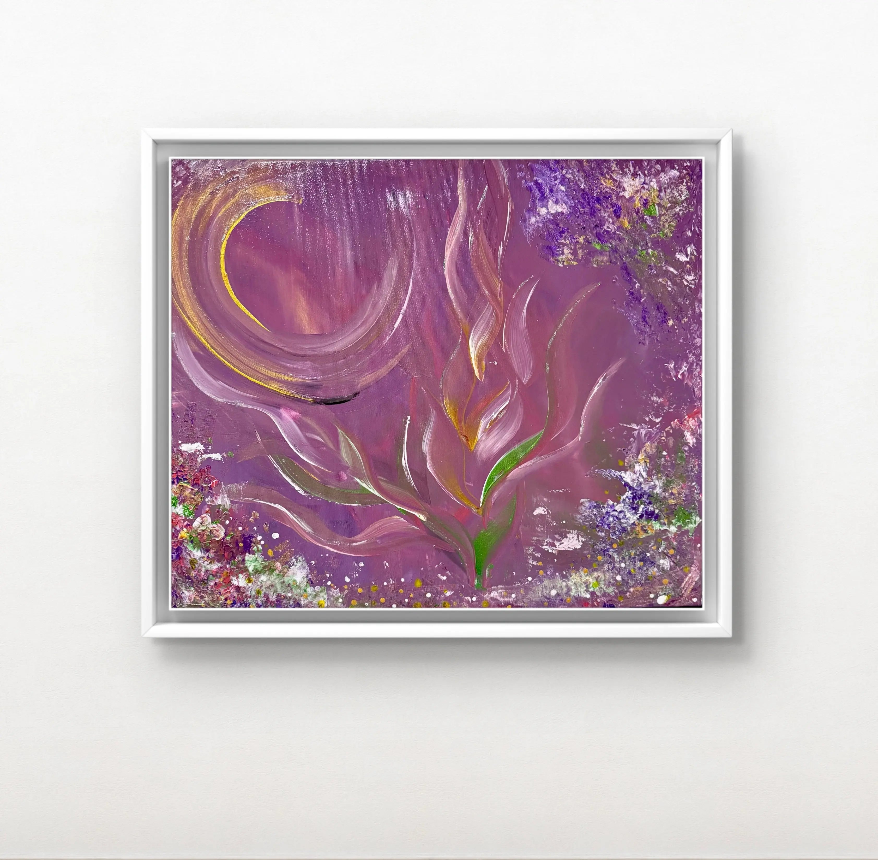 Floral fire Nic Art Studio