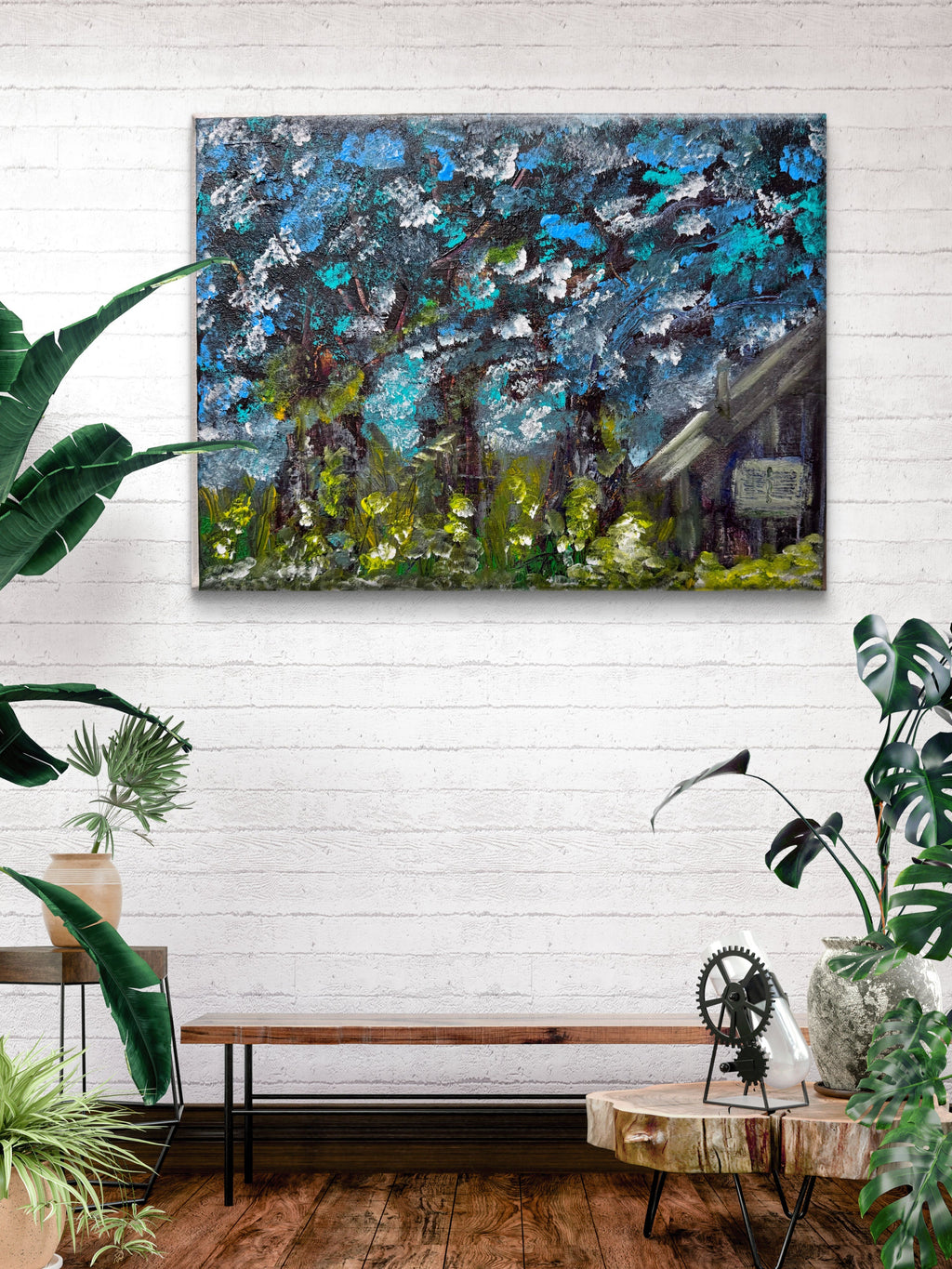 Midnight Forest Whisper Nic Art Studio