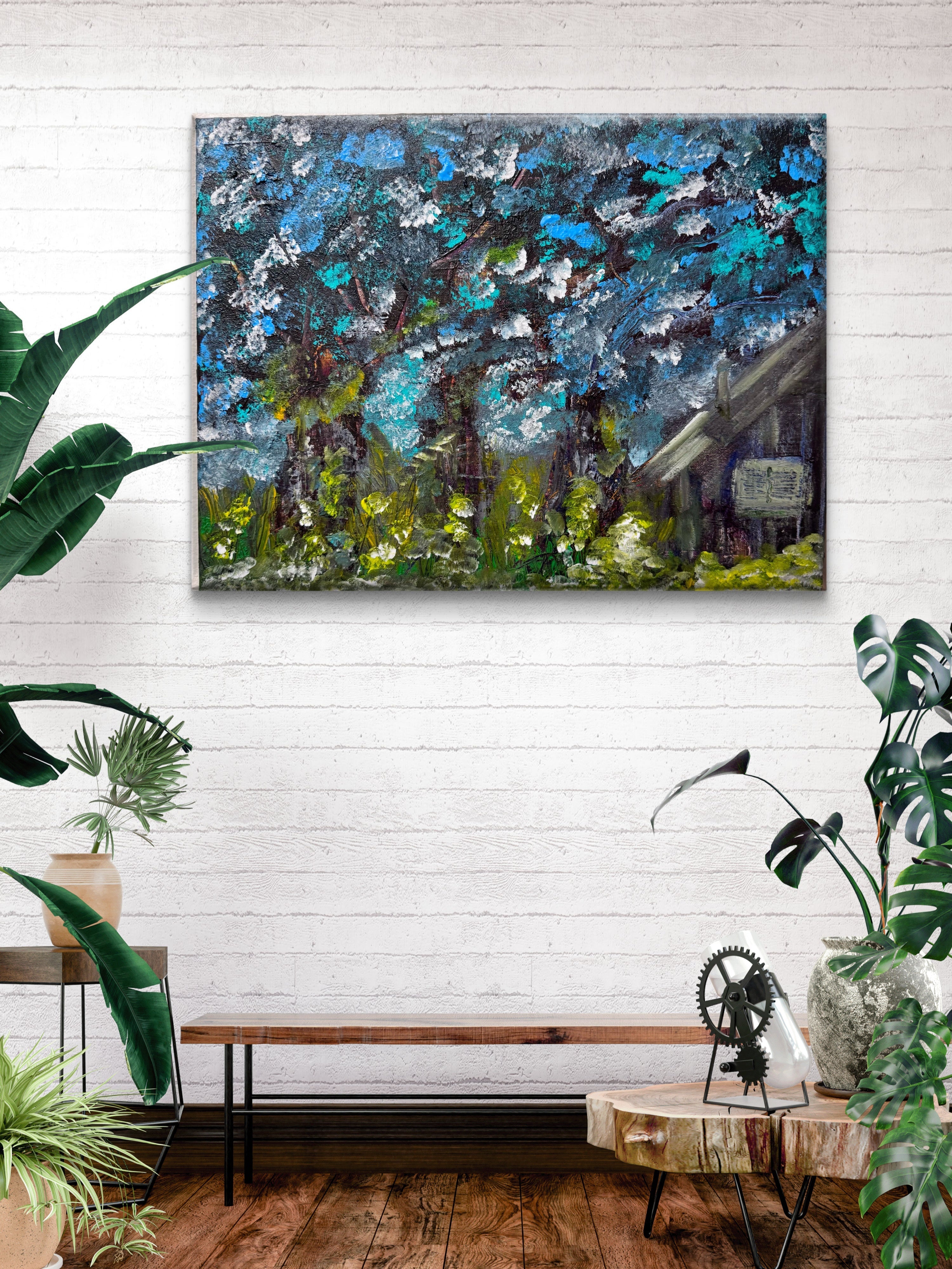 Midnight Forest Whisper Nic Art Studio