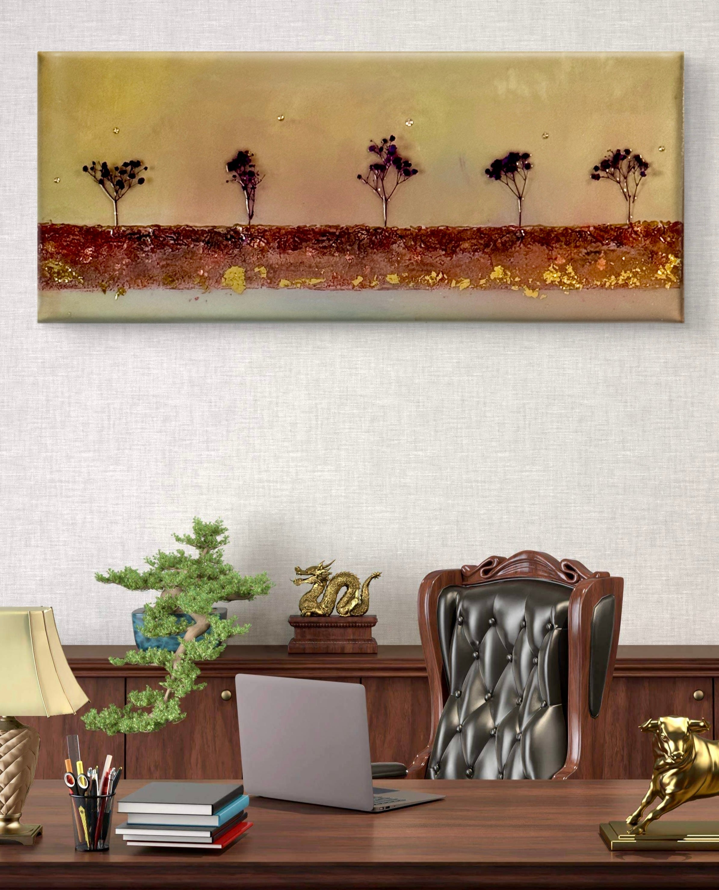 Golden Meadow Serenity Nic Art Studio
