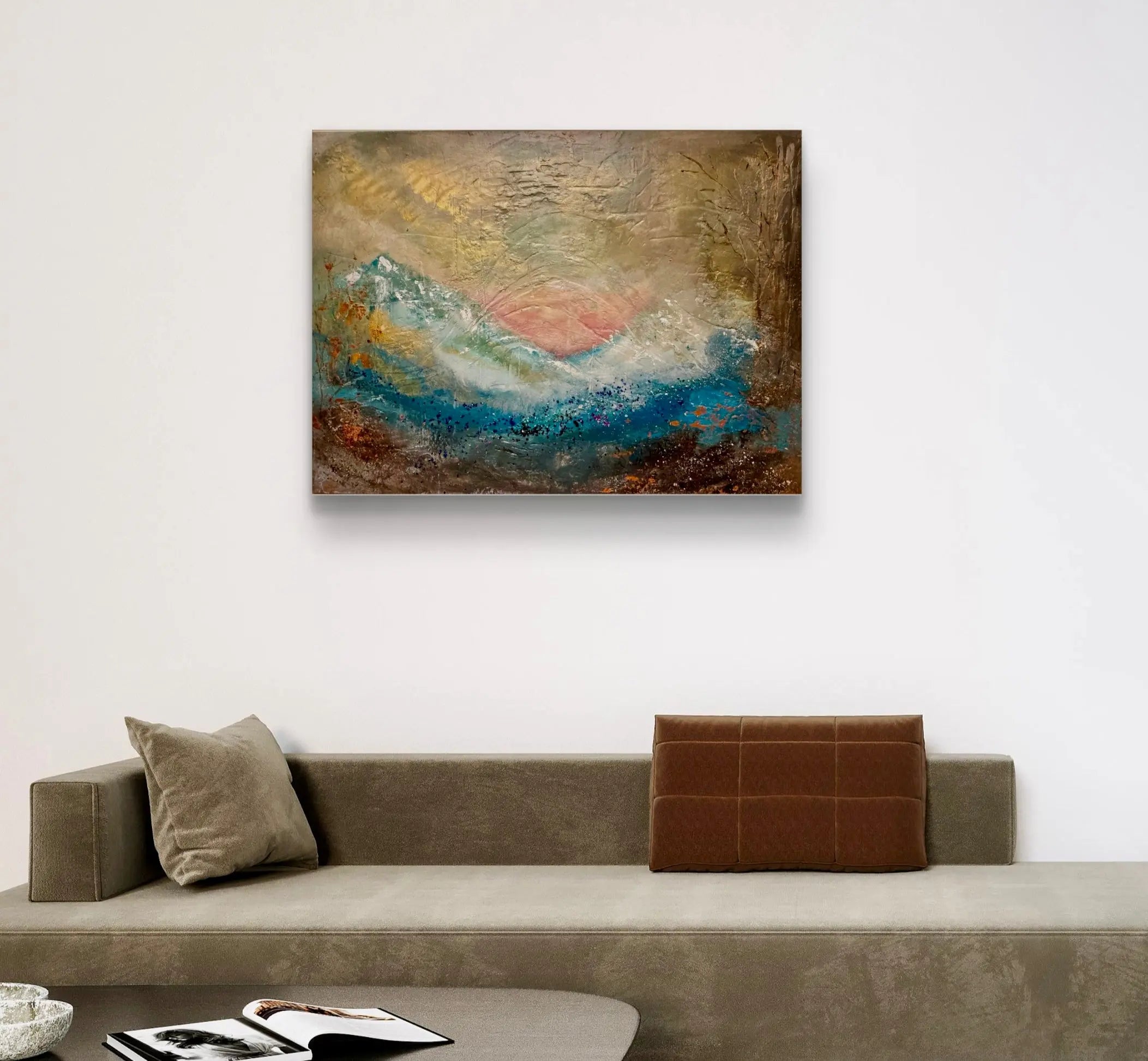 Golden Descent Nic Art Studio