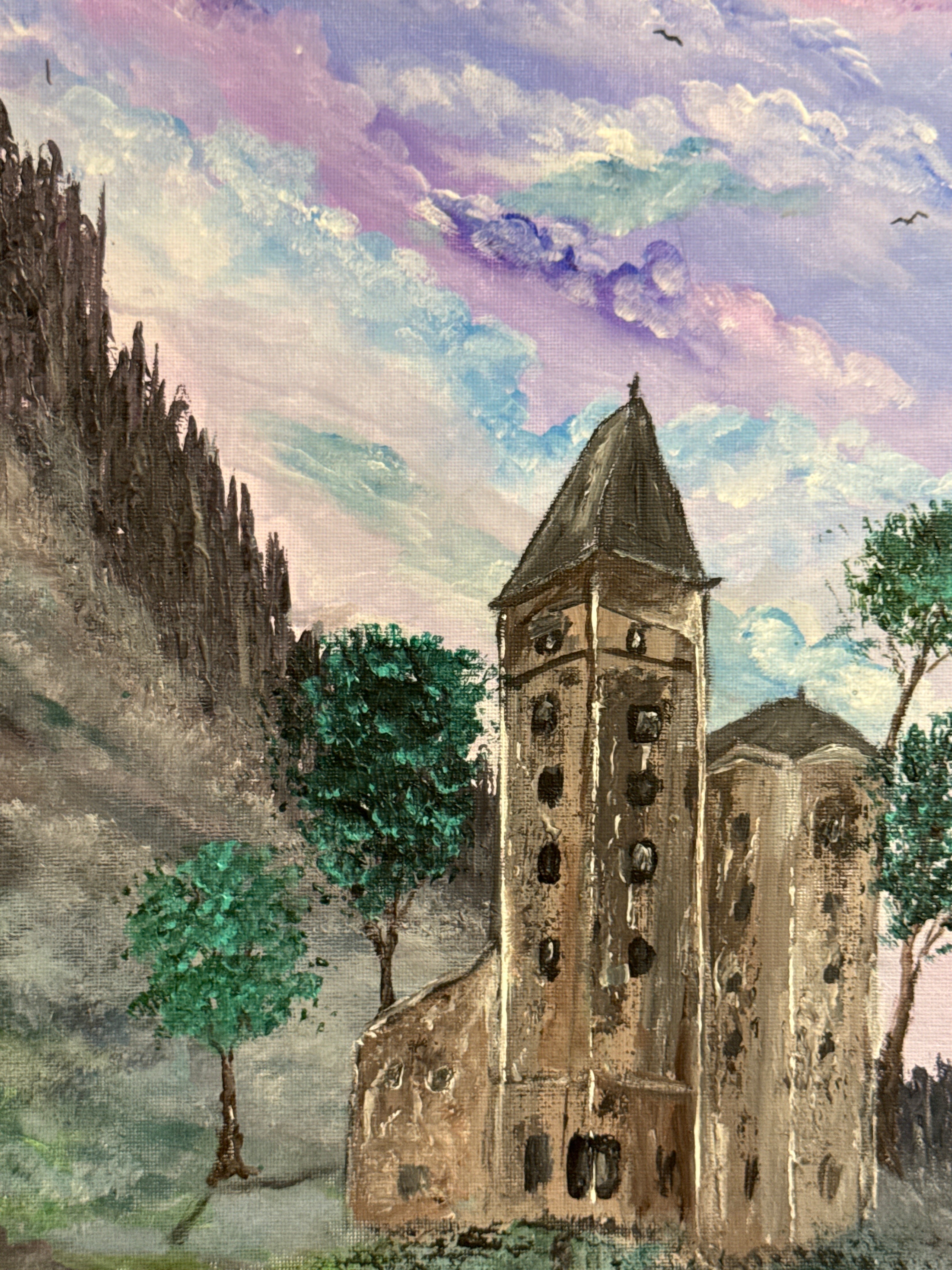 Castle at Dusk Nic Art Studio
