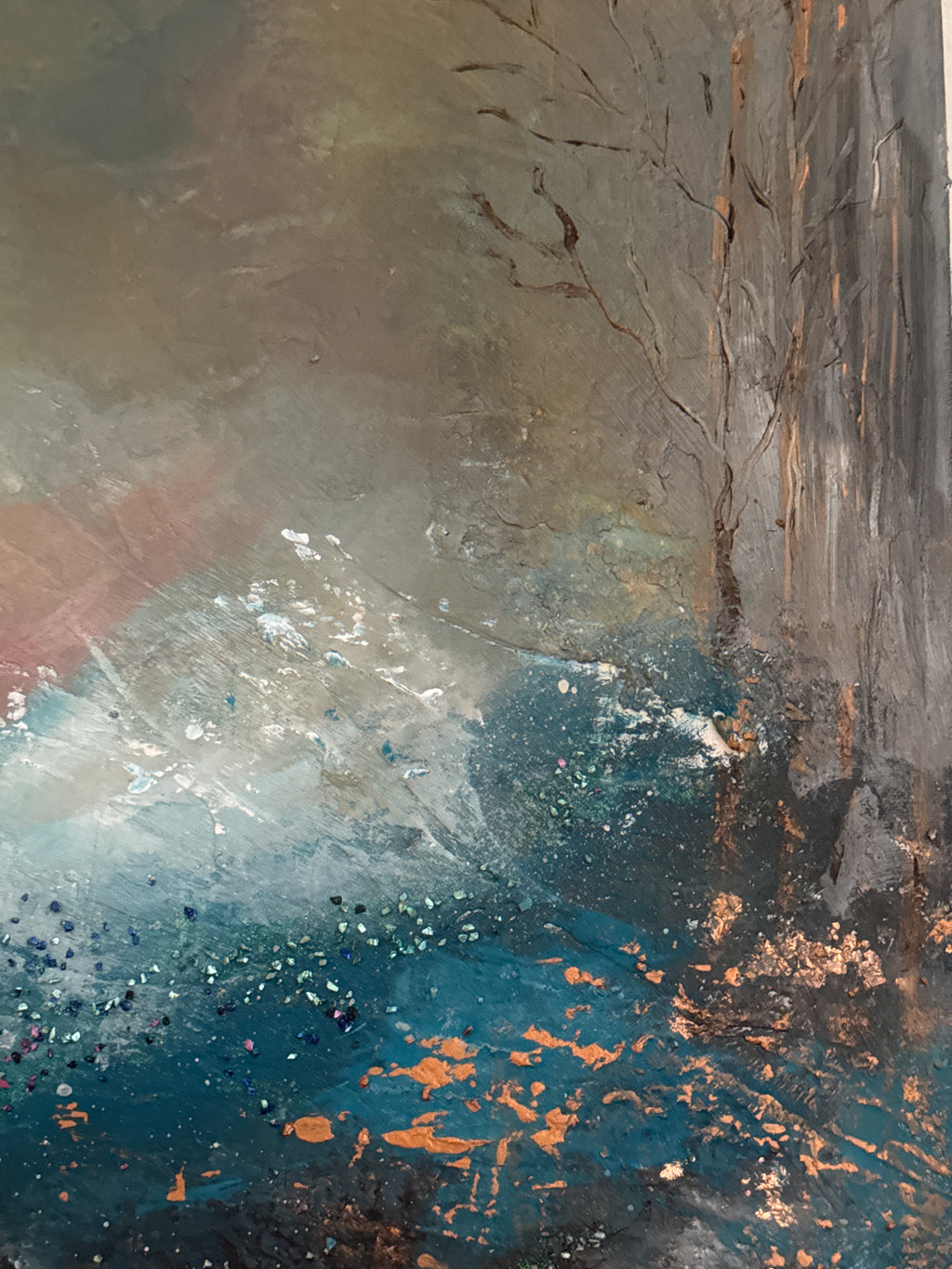Golden Descent Nic Art Studio