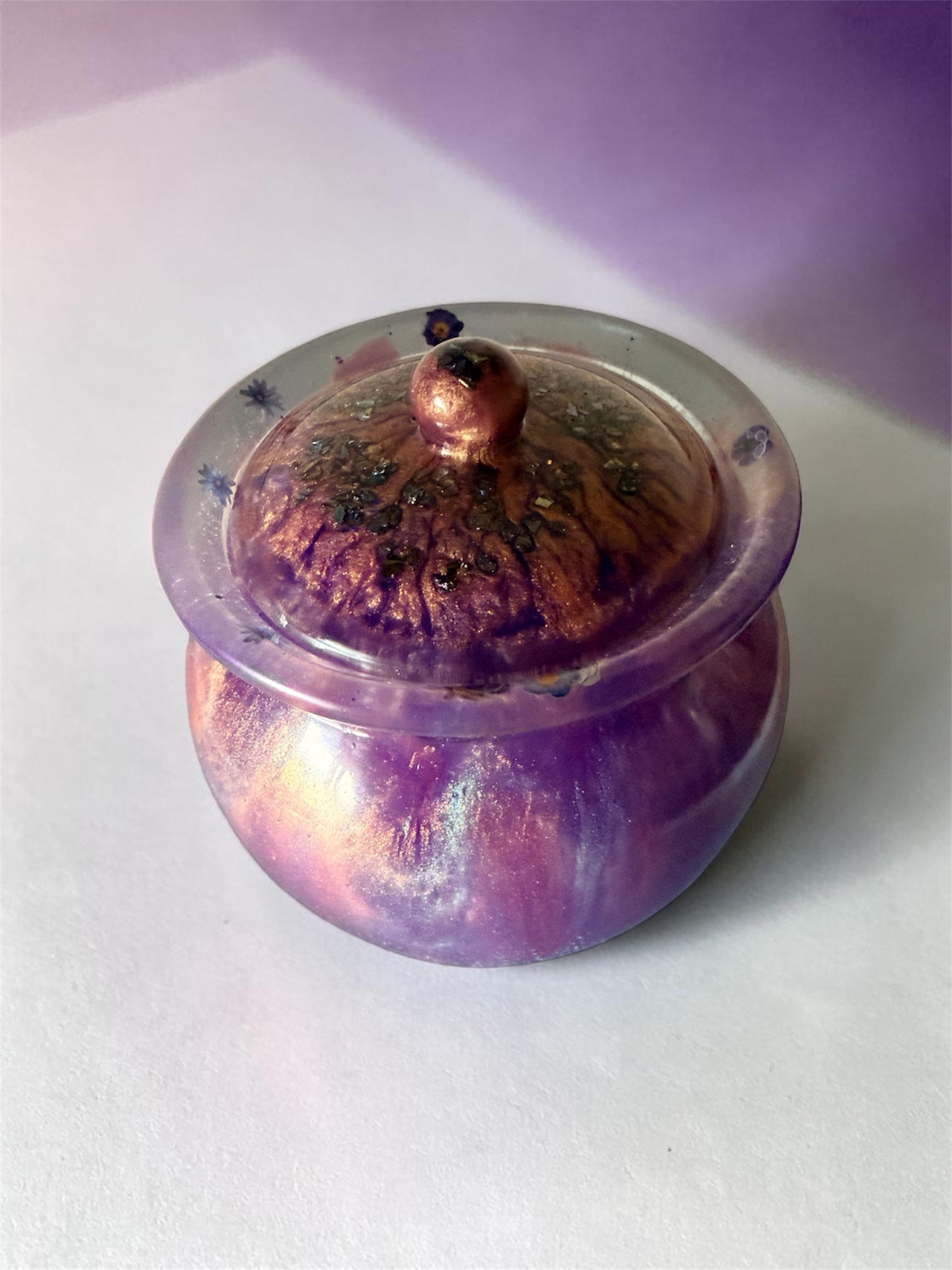 Celestial Orchid Resin Jar DPD