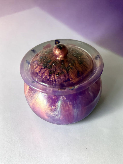 Celestial Orchid Resin Jar DPD