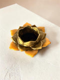 Golden Lotus Resin Candle Holder DPD