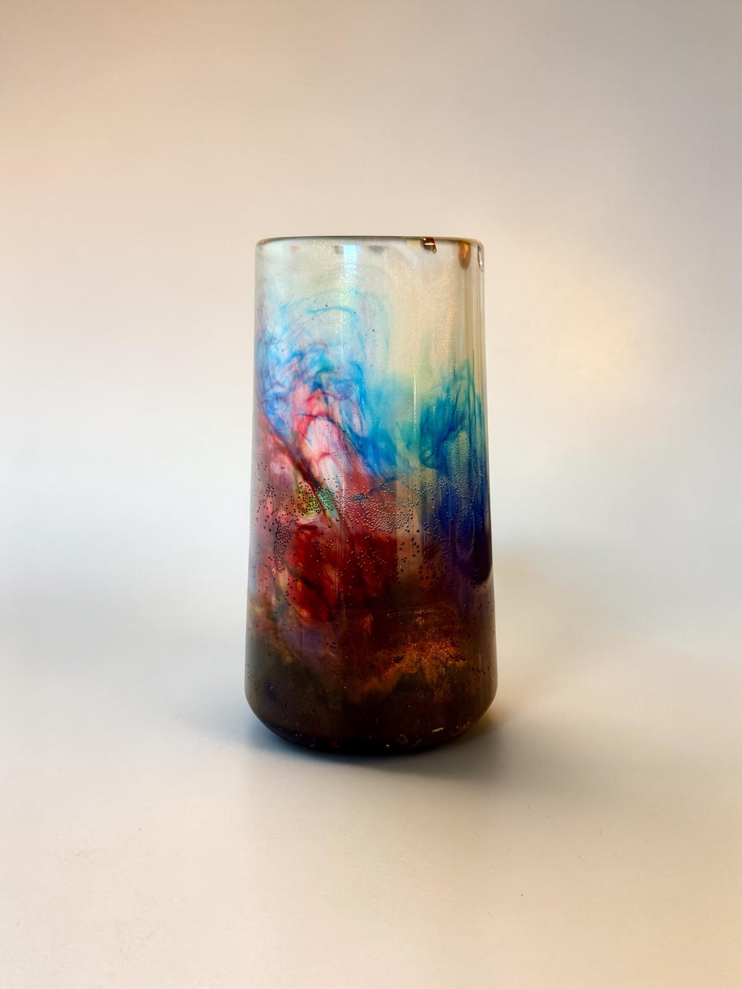 Nebula Art Resin Vase – Abstract Multicolor Artistic Resin Vase DPD
