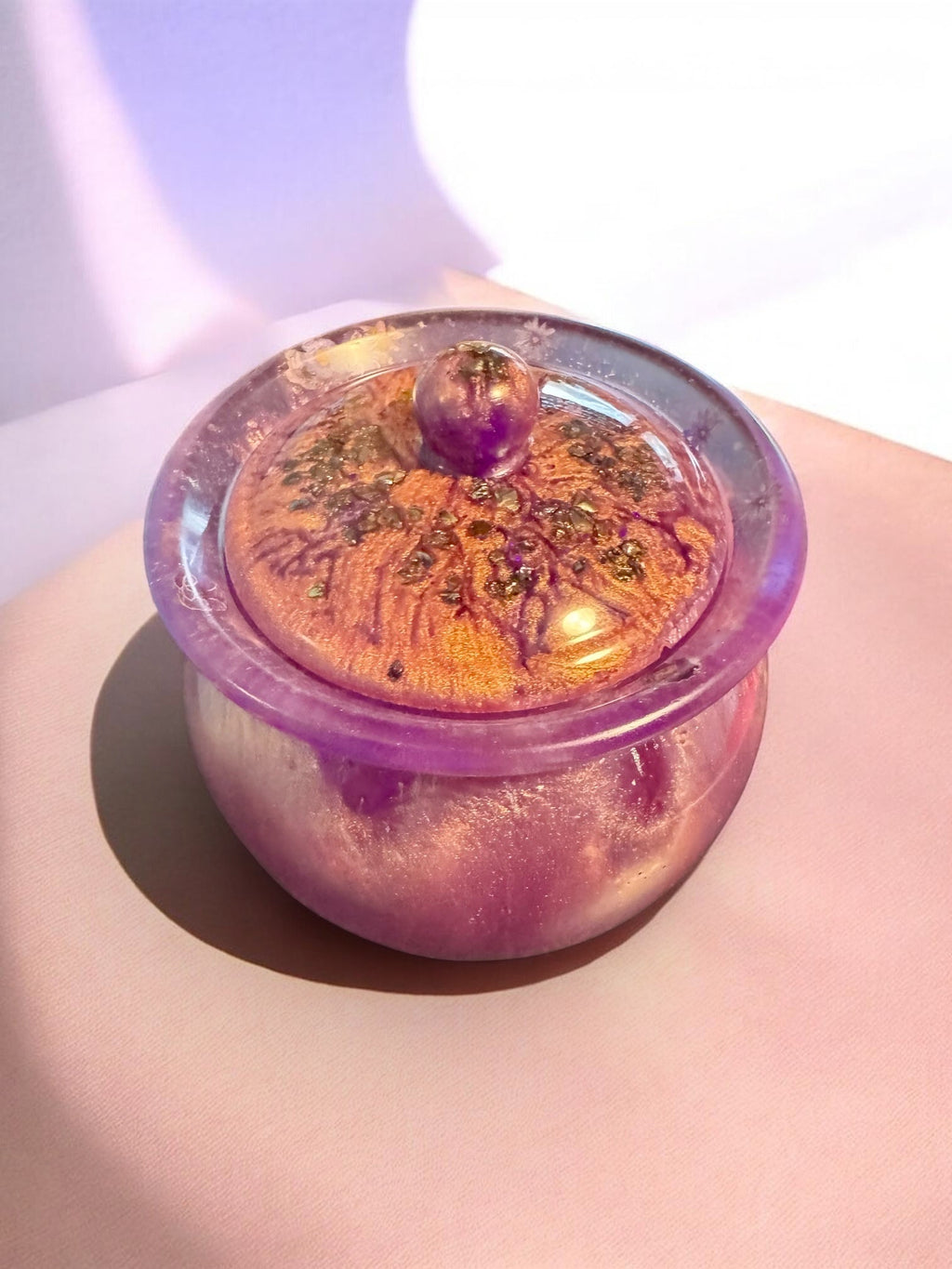 Celestial Orchid Resin Jar DPD