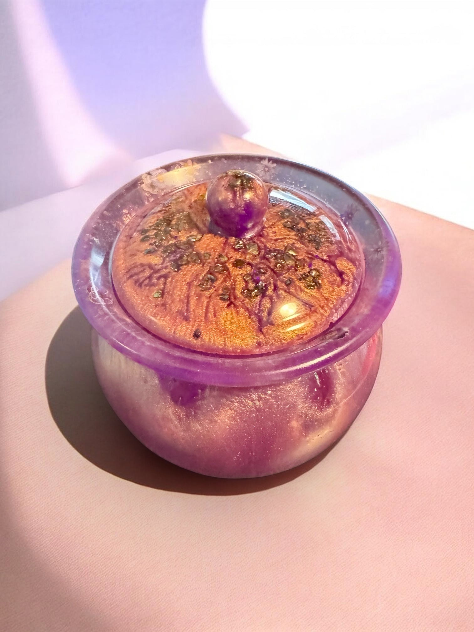 Celestial Orchid Resin Jar DPD