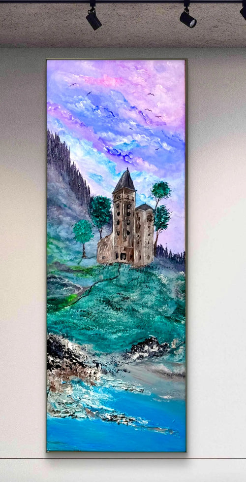 Castle at Dusk Nic Art Studio